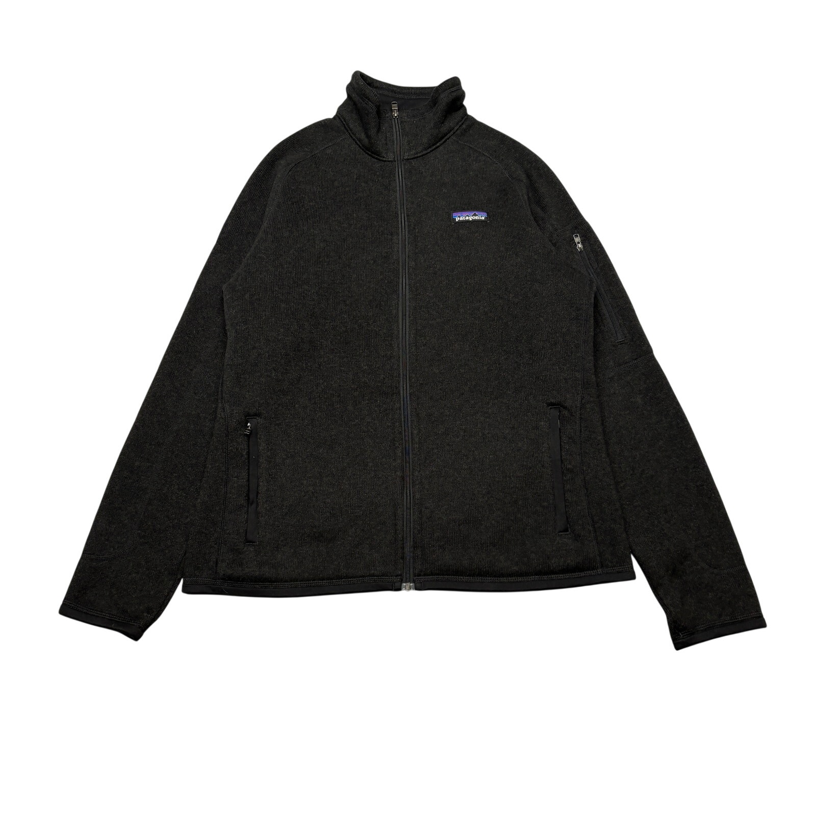 Patagonia Better Sweater Full Zip Sweater Jacket Women's M Granola Embroidered